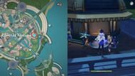 Chiori, Clorinde, and Navia location (Image via HoYoverse)
